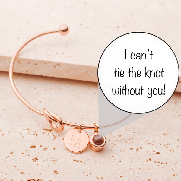AC "Tie the knot" Hidden Message bracelet