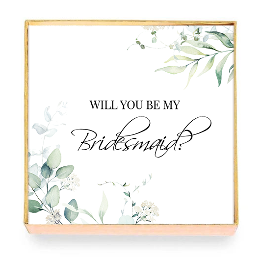 Will You Be My Bridesmaid? Card with Box